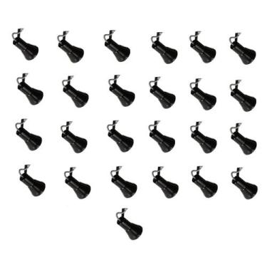 Imagem de Kit 25 Spot Trilho Perfilado Eletro calha Par20 Bulbo OL3 - Hiperlight