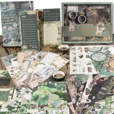 Imagem de VILOOK Kit de materiais para scrapbooking, álbum de recortes de estética vintage para fazer cartões, suprimentos de diário de borboleta de flor, presente de aniversário de artesanato para adolescentes