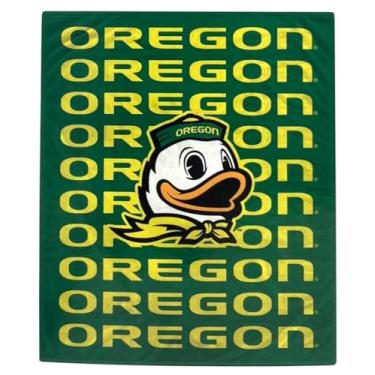 Imagem de Pegasus Sports Cobertor de pelúcia NCAA Echo Team Wordmark, cor do time, 60 x 70 (Universidade de Oregon)