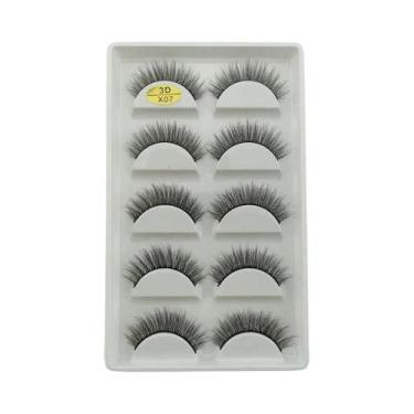 Imagem de Cílios Postiços Fluffy 3D De Mink, 5 Pares, Volume Natural, Cílios Lev