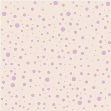 Imagem de Papel De Parede Infantil Bolinhas Lilás