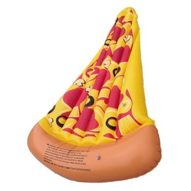 Imagem de Boia Pizza Inflável Colchão Gigante Piscina Grande Aquatico