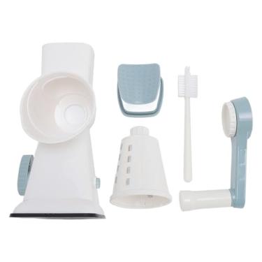 Imagem de QANYEGN Máquina de gelo raspada à mão, triturador de gelo portátil, máquina de barbear de gelo manual, máquina de cone de neve para fazer gelo raspado, raspadinhas, gelo picado