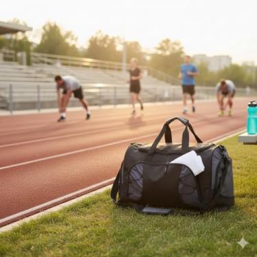 Imagem de Bolsa de Academia 65,5L Practical Life Cinza – Mala Esportiva Grande com Bolso Frontal e Alça Ajustável