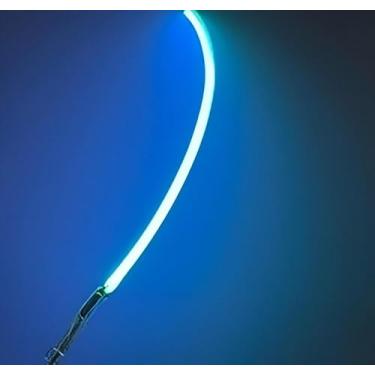 Imagem de Cordão de lâmpada LED de filamento flexível, 10 peças, design dobrável, 3 V, baixa tensão, seguro para projetos de artesanato DIY, decoração de casa, festa, casamento, iluminação vintage (185 mm/azul