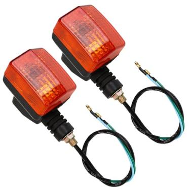Imagem de Pacote com 2 lâmpadas de halogêneo indicadoras de luz de seta de motocicleta para XR650L 1993-2020 para Honda XR250L 1991-1996 Luzes traseiras indicadora de pisca-pisca de substituição