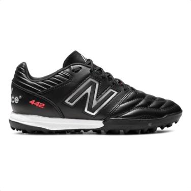 Imagem de Chuteira Society New Balance 442 Pro Tf V2 Masculina (Preto/Branco, BR, Adulto, Numérico, 36)