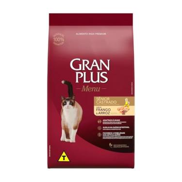 Imagem de GRANPLUS GATO SENIOR CASTRADO 10,1KG