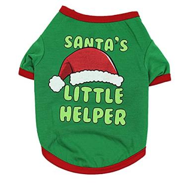 Imagem de Camiseta para Pets Cães Roupas Fantasia Camisetas com Alta Elasticidade Trabalho Exquisito Design de Gola Redonda Perfeito Festas Ocasiões Celebração Uso Diário