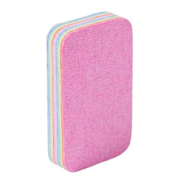 Imagem de Esponja de microfibra removível de 12 camadas – Esponja de limpeza de múltiplas camadas reutilizável para cozinha, banheiro e casa