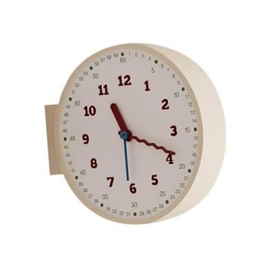 Imagem de WeiLaiKeQi Relógio de parede dupla face, decorativo e criativo, ideal para sala de estar e sala de jantar.