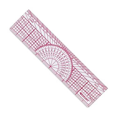 Imagem de Westcott Régua transferidora, 15 cm, transparente (W-5)