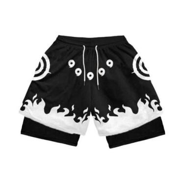 Imagem de Conjunto De Fitness Masculino De Secagem Rápida Com Estampa De Anime, 