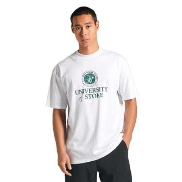 Imagem de Camiseta Volcom Silk Comfort Ofstoke Branca-Masculino