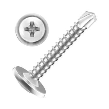 Imagem de Parafusos De Metal De Alta Resistência Com Cabeça Truss Auto-Perfuraçã