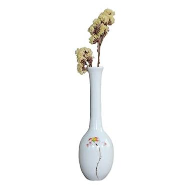 Imagem de Vasos para flores de cerâmica artesanal criativa, vaso pequeno, pintado à mão, simples, decoração de casa, vaso ornamental