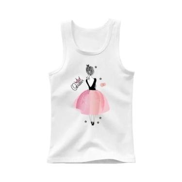 Imagem de Camiseta Regata Sem Mangas Para Meninas Com Estampa De Unicórnio Kawai