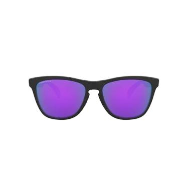Imagem de Óculos de Sol Oakley Frogskins 0OO9013 9013H6 Tam 55 / Preto Fosco - Lentes Prizm Violet