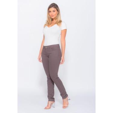 Imagem de Calça Feminina 7831 Chumbo Skinny Bella Canvas, Chumbo, 42