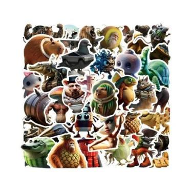 Imagem de Conjunto De Adesivos Italian Brainrot Engraçados De Animais Para Celul