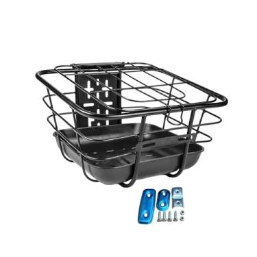 Imagem de menolana Cesto dianteiro para bicicleta elétrica, cesto de armazenamento multifuncional, elegante e para compras e ciclismo.