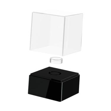 Imagem de Fenteer Caixa expositora para bolas de beisebol, acessório prático para exibição de objetos de coleção.