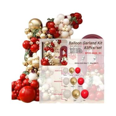 Imagem de Kit De Arco De Balões Para Aniversário, Casamento, Aniversário De Casa