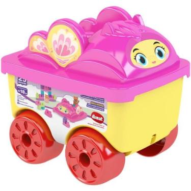 Imagem de Brinquedo para Montar Carro Encantado Blocolandia 25 Peças - Blocolând