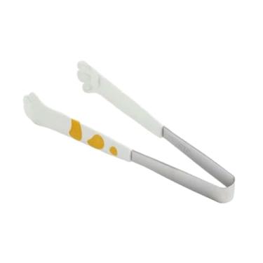 Imagem de Clipe de comida japonês bonito de aço inoxidável para cozinha doméstica para assar churrasco - trompete branco