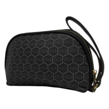 Imagem de Necessaire Feminina Monograma Alça de Mão Moderna Chenson-Feminino