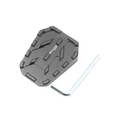 Imagem de Anti-derrapante Para versysx300 versysx 300 VERSYS-X300 acessórios da motocicleta cnc alumínio anti skid pedal de freio(Gray)