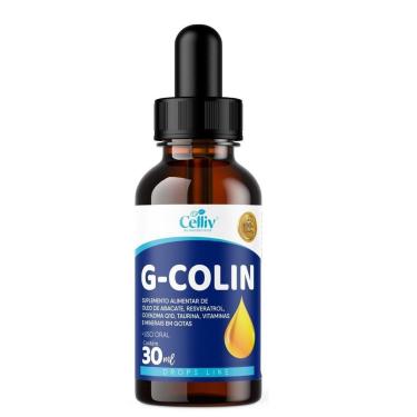 Imagem de G-Colin (Óleo de Abacate, Q10, taurina e Minerais) Em Gotas 30ml Celliv-Unissex