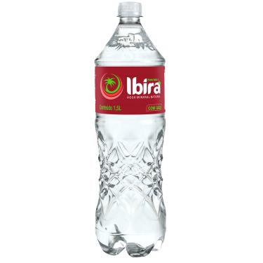 Imagem de ÁGUA MINERAL IBIRA COM GÁS 1.500ML