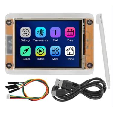 Imagem de Tela ESP32-2432S028R de 2,8 polegadas com capa acrílica, tela sensível ao toque resistiva 240 x 320 TFT ILI9341, módulo LCD WiFi + placa de desenvolvimento BT ESP32 para Arduino IoT