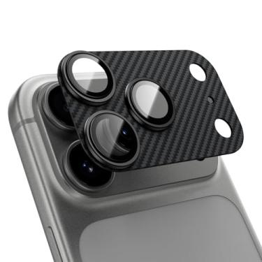 Imagem de BENKS Protetor de lente de câmera ArmorWarrior para iPhone 17 Pro - 600D preto