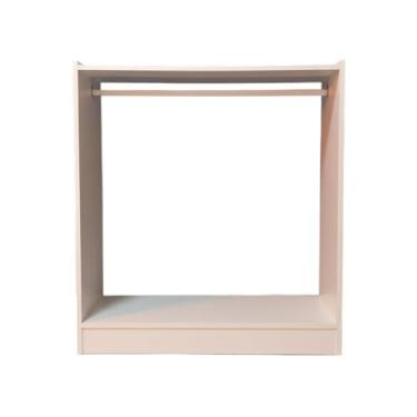 Imagem de Os balcões centrais de MDF (fibra de média densidade) são ideais para uso como expositores, araras de roupas e espaço de armazenamento em lojas e boutiques