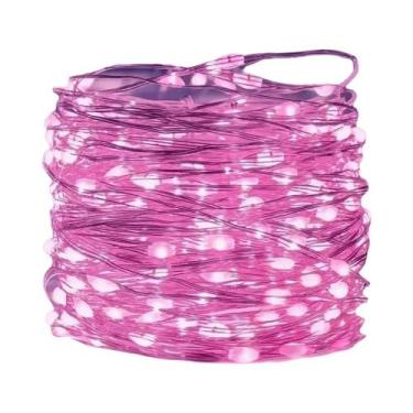Imagem de Luzes De Cordão LED Alimentadas Por Bateria Com Fio De Cobre Para Deco
