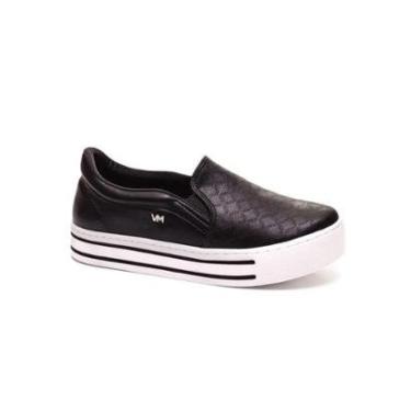 Imagem de Tenis Feminino Slip On Flatform Via Marte 23-11808 Preto-Feminino