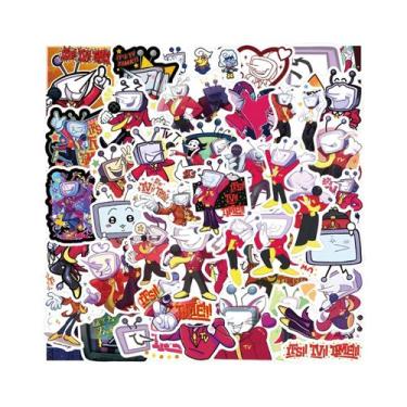 Imagem de 52 Adesivos De Desenho Animado Deltarune Tenna À Prova d'Água Para Cel