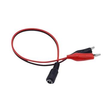 Imagem de Adaptador De Energia DC 5.5*2.1mm Macho-Fêmea De 25CM Com 1 Clipe Jaca