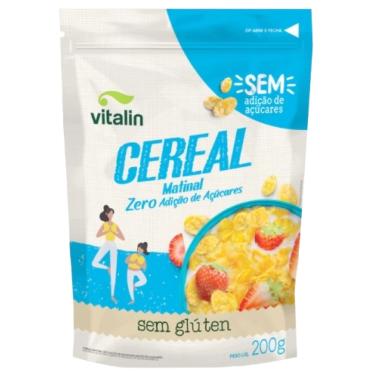 Imagem de Cereal Matinal Zero Açúcar Sem Glúten Vegano Vitalin 200g