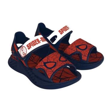 Imagem de Sandália Infantil Homem Aranha Revolution Azul Vermelho Grendene Kids 23031-AY760