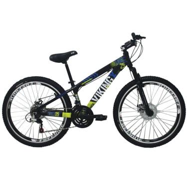 Imagem de Bicicleta Viking X Tuff25/30 Freeride Aro 26 Freio A Disco 21 Velocidades Preto Amarelo