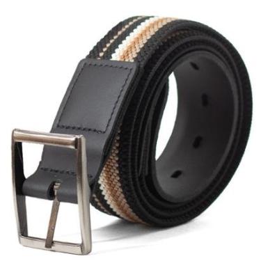 Imagem de Cinto Masculino Fasolo Casual Elástico Couro Confortável Fivela Metálica E954556-Masculino