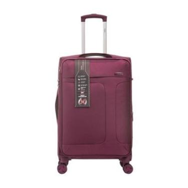 Imagem de Mala Média Super Expansível Zíper Antifurto Rodas 360°-Unissex