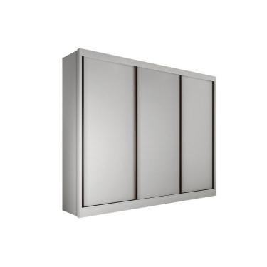 Imagem de Guarda Roupa Casal 3 Portas de Correr e 6 Gavetas Diamond Plus Branco - Novo Horizonte