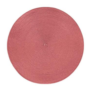 Imagem de Jogo Americano Luna Terracota Mesa Posta Prato Jantar Almoço