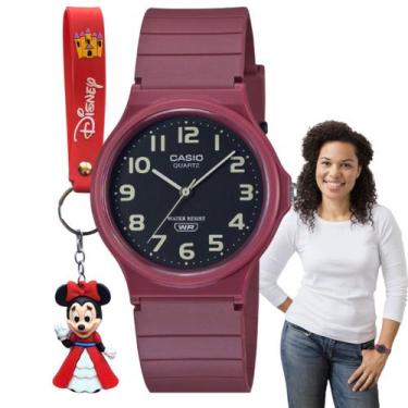 Imagem de Relógio de Pulso Casio Feminino Redondo Quartz Prova Dágua 3ATM Analóg