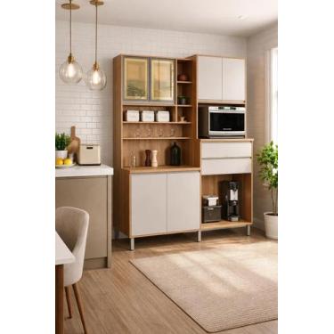 Imagem de Armário de Cozinha Jade 8 Portas Design Elegante E Funcional - VITA MO