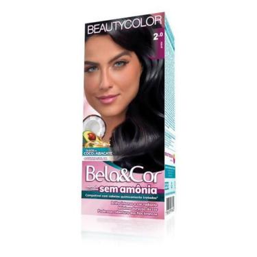 Imagem de Coloração Kit Bela&cor Sem Amônia 2.0 Preto - Beautycolor